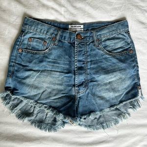 One Teaspoon Jean Shorts